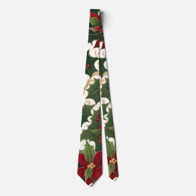 gravata christmas plants galore (Frente)