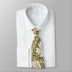 Gravata Chrysanthemum Dourado, William Morris