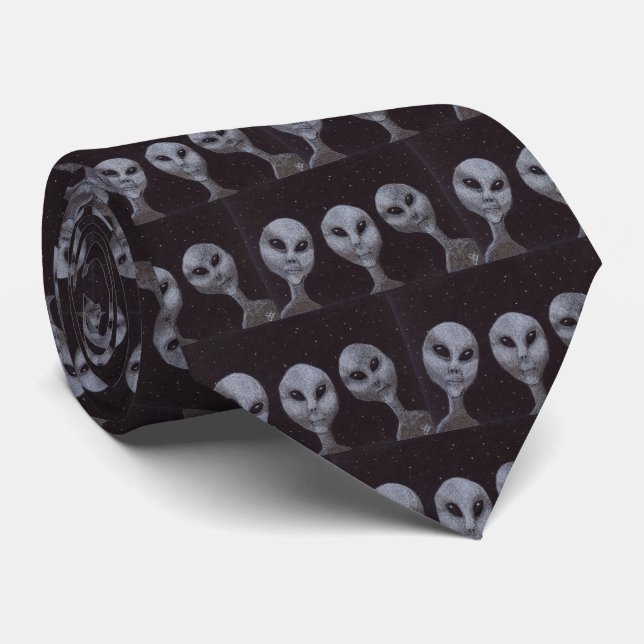 Gravata Cinza alienígena (Rolled)