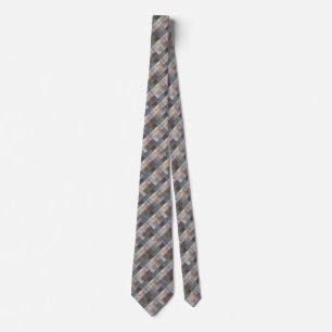 Gravata cinza checkered.