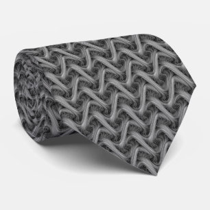 Gravata Cinza na moda Silver Cinza Preto Enquanto Vestido