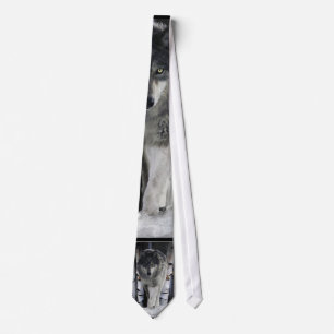 Gravata Cinza Wolf Wildlife Tie