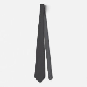 Gravata Cinzas Escuras Sólidas Minimalista Moderno Elegant