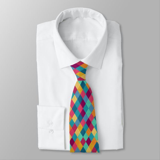 Gravata Circus Multicolor Rhombuss (Amarrado)