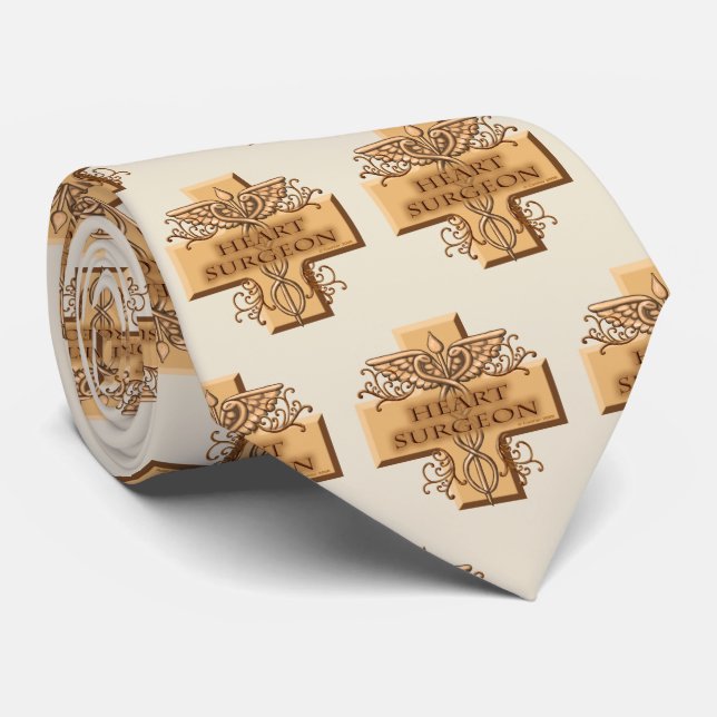 Gravata Cirurgião cardíaco Cross (Rolled)