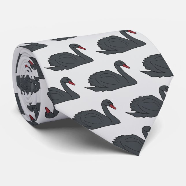 Gravata Cisne Negro (Rolled)