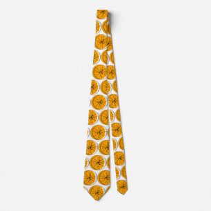 Gravata Citrus Orange Multi-tie
