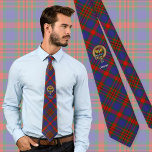Gravata Clan Carnegie Crest sobre Tartan<br><div class="desc">Crachá da crista Clan Carnegie rodeado por uma correia e fivela sobre fundo tartano. Custom Text.</div>