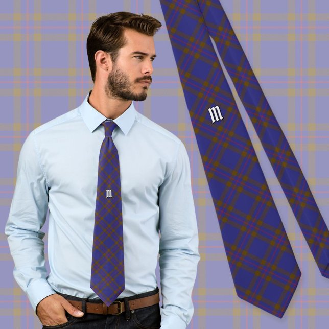 Gravata Clan Elliot Modern Tartan Neck Tie (Criador carregado)