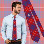 Gravata Clan Hamilton Red Tartan Neck Tie<br><div class="desc">Clan Hamilton tradicional tartã vermelha com cores modernas. Monograma personalizado.</div>