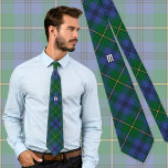 Gravata Clan Johnston Tartan Neck Tie<br><div class="desc">Clan Johnston tradicional amostra de tartan com cores modernas. Monograma personalizado</div>