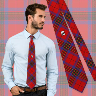 Gravata Clan Leslie Red Tartan