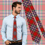 Gravata Clan MacFarlane Red Tartan<br><div class="desc">Clan MacFarlane tradicional tartã vermelha com cores modernas. Um padrão perfeito. Monograma personalizado</div>