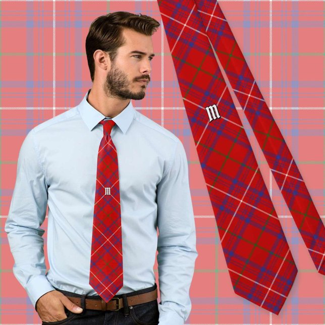 Gravata Clan Rosa Tartan (Criador carregado)
