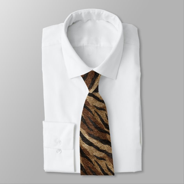 Gravata Classic Gifts For Him Tiger Skin (Amarrado)
