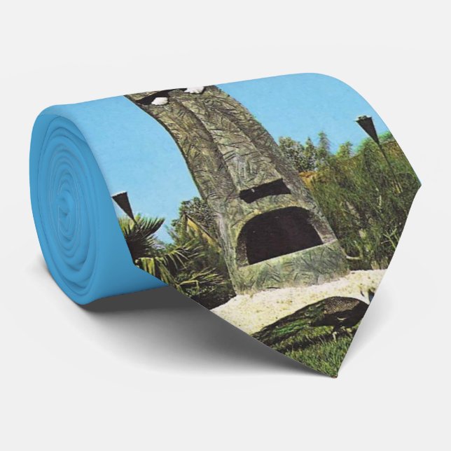 Gravata clássica de Florida dos jardins de Tiki do (Rolled)