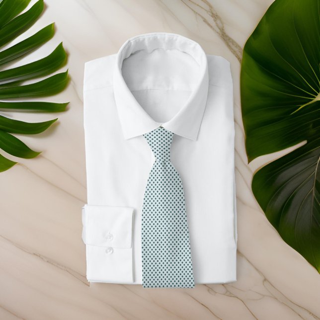 Gravata Clássico Mínimo Verde Verde bolinhas (Criador carregado)