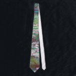 Gravata Claude Monet, A Ponte Japonesa<br><div class="desc">Claude Monet O Impressionista Art Japonês da Ponte Impressionista de Calçado Japonês é uma pintura a óleo de Claude Monet. Foi pintado em 1899. Em 1893 Monet mudou-se para uma casa em Giverny rural. Em 1893 e nos anos seguintes, transformou uma área pantanosa em Giverny em uma piscina de lírio-d'água....</div>