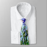 Gravata Claude Monet: Irrises, bela pintura floral<br><div class="desc">Linda pintura floral,  irlandeses,  do artista do Impressionismo,  Claude Monet.</div>