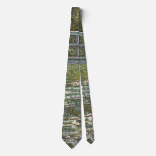Gravata Claude Monet Water Lily Pond (Ponte Japonesa)