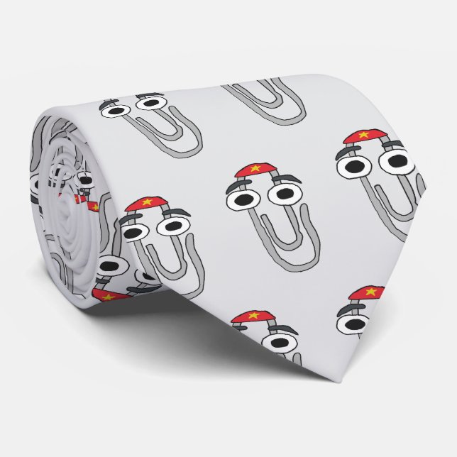 Gravata Clippy O Rebelde (Rolled)