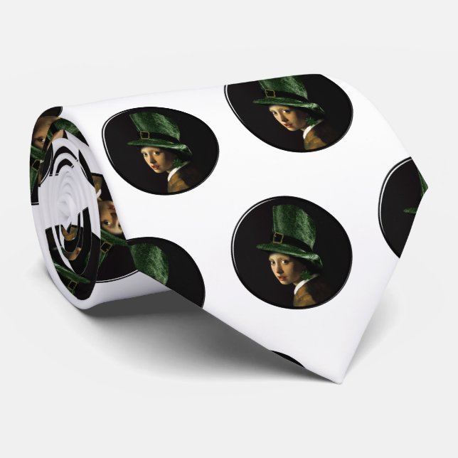 Gravata Clover Earring St. Patrick's Day (Rolled)