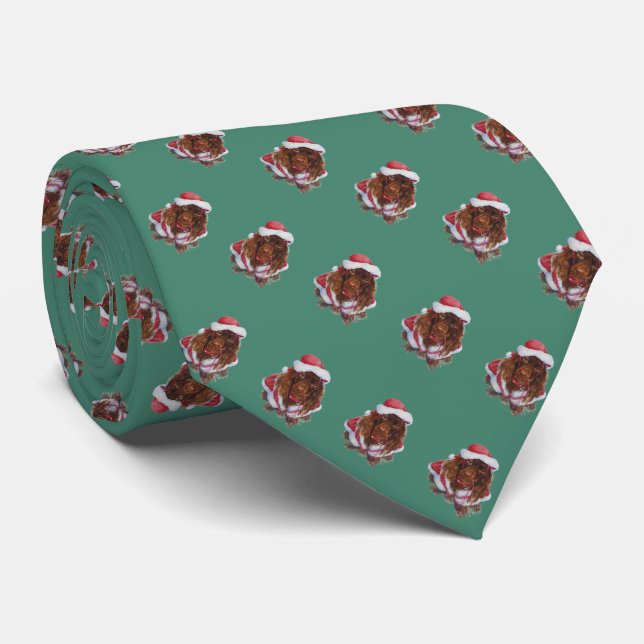 Gravata coberto de cachorros de panela bonitinhos vestidos (Rolled)
