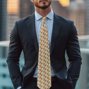 Gravata Cobra cor-de-rosa-milho verde