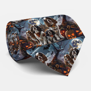 Gravata Cocker Spaniel Halloween Spooky