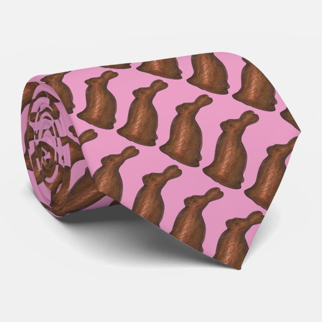 Gravata Coelho de chocolate Cesto de Páscoas (Rolled)