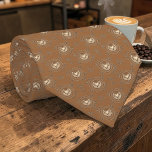 Gravata Coffee Cafe Latte Custom Necktie<br><div class="desc">This custom necktie is perfect for the coffee lover in your life! Featuring a unique and eye-catching design,  this tie is a stylish way to express their passion for the perfect cup. Whether it's for a special occasion or everyday wear,  this necktie makes a thoughtful and memorable gift.</div>