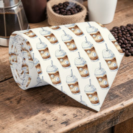 Gravata Coffee Latte Lovers Custom Necktie