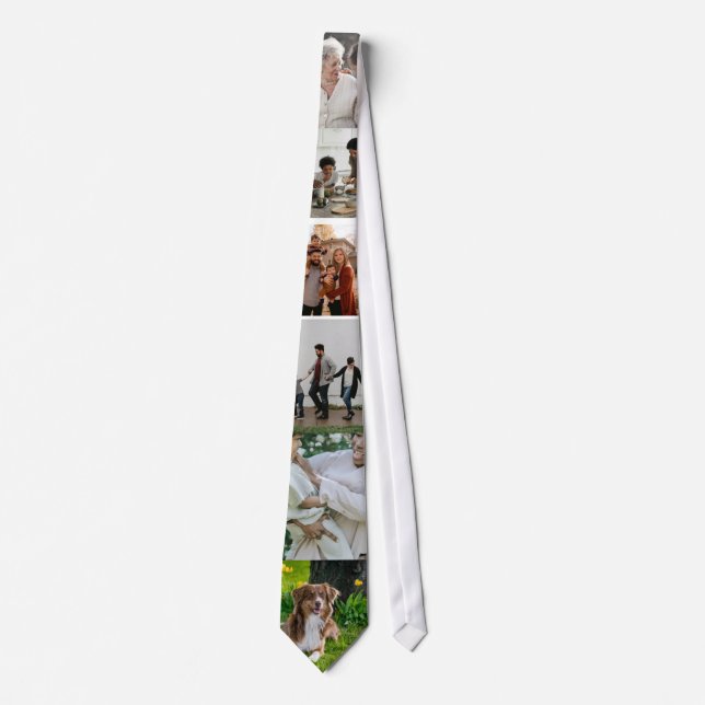 Gravata Colagem de Fotos Personalizada (Frente)