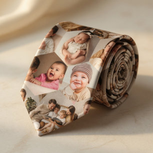 Gravata Colagem de Fotos Personalizada