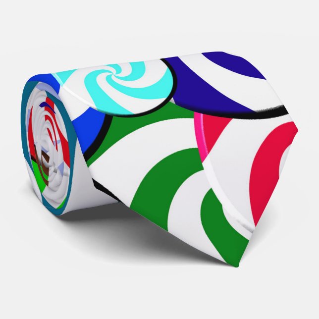 Gravata - colagem dos doces (Rolled)