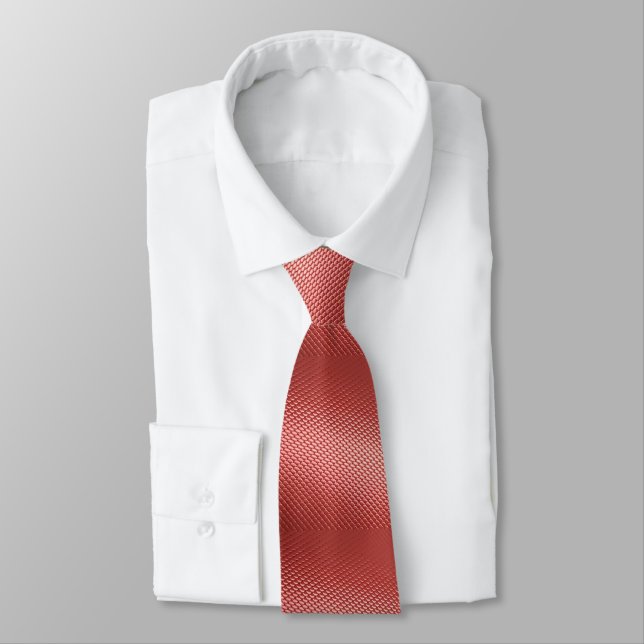 Gravata Colar vermelho escalável (Amarrado)