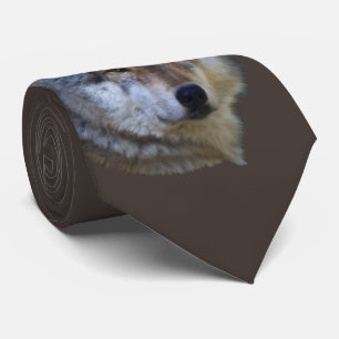 Gravata Coleção Alpha Cinza Wolf Wildlife