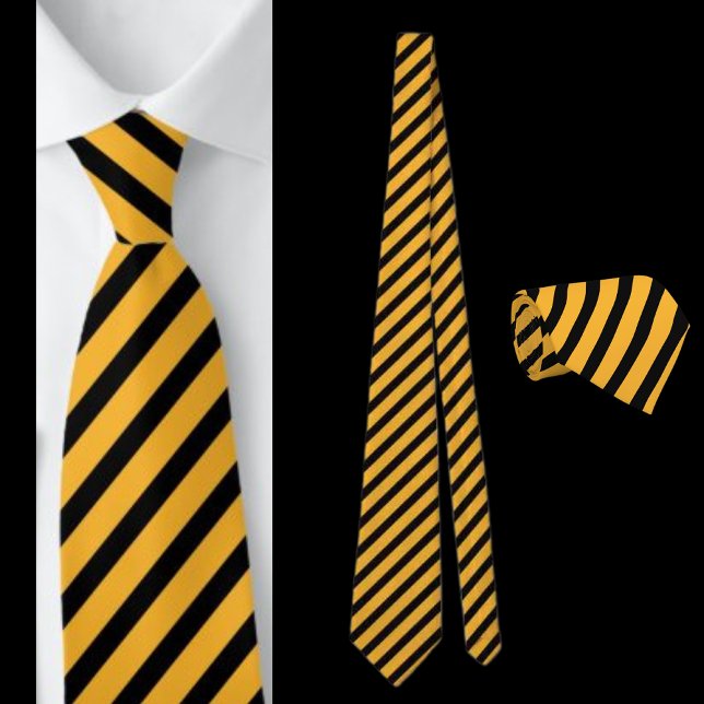 Gravata Coletor De Abstrato, Com Estirpe Amarelo, Preto (Criador carregado)