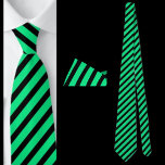 Gravata Coletor de Abstrato com Penhor Preto E Verde<br><div class="desc">Torneio De Pescoço De Abstrato,  Preto E Verde.</div>