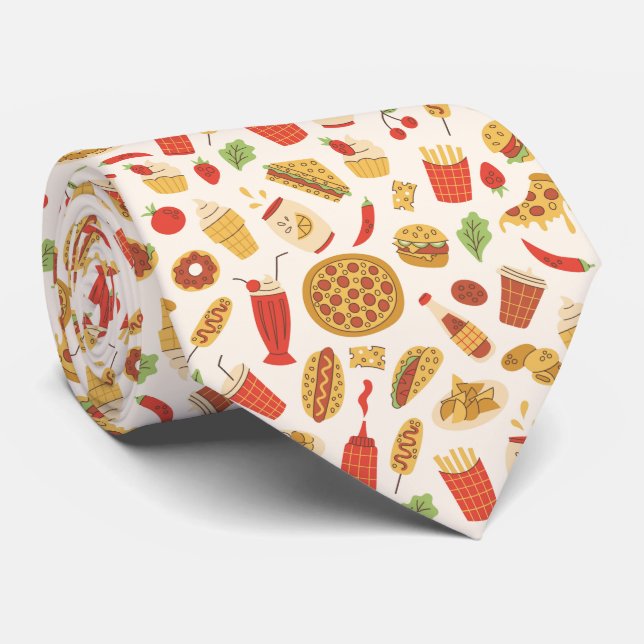 Gravata Coletor de Comida Rápida Decorativo (Rolled)