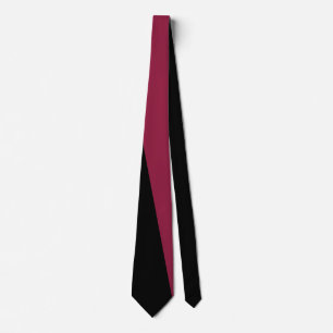 Gravata Coletor de Cores de Vintage (Preto e Vermelho Berr