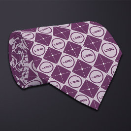 Gravata Coletor de Padrão do Logotipo Redondo