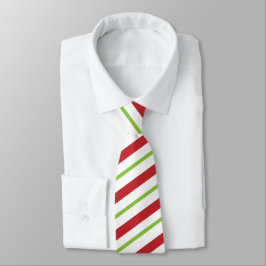 Gravata Coletor de Pescoço Vermelho, Verde e Branco