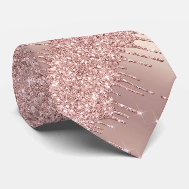 Gravata Coletor Especial Coletor Rosa Dourado Dissipadores (Rolled)