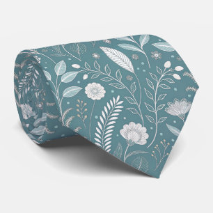 Gravata Coletor Floral do Pescoço de Impressão para Saídas