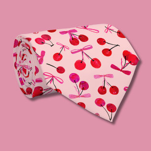 Gravata Colette Cherry & Pink padrão de Arco
