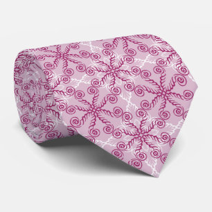 Gravata Colheita de Algodão Rosa