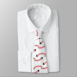 Gravata Colheita de Design de Baseball em Lata