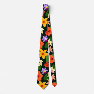 Gravata Colite Tropical Floral