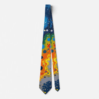 Gravata Color Drops Men's Necktie